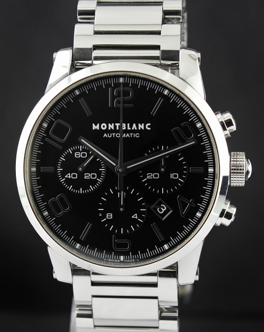 (image for) A MONT BLANC TIMEWALKER 42MM STAINLESS STEEL CHRONOGRAPH / 7141